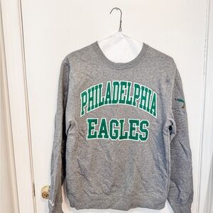 Mitchell & Ness Philadelphia Eagles Gray Sweatshirt